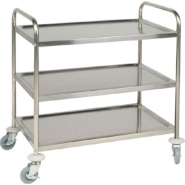 Clearing Trolleys - Stainless Steel