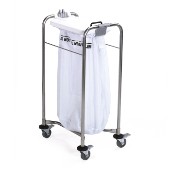 1 Bag Laundry Cart c/w White Lid